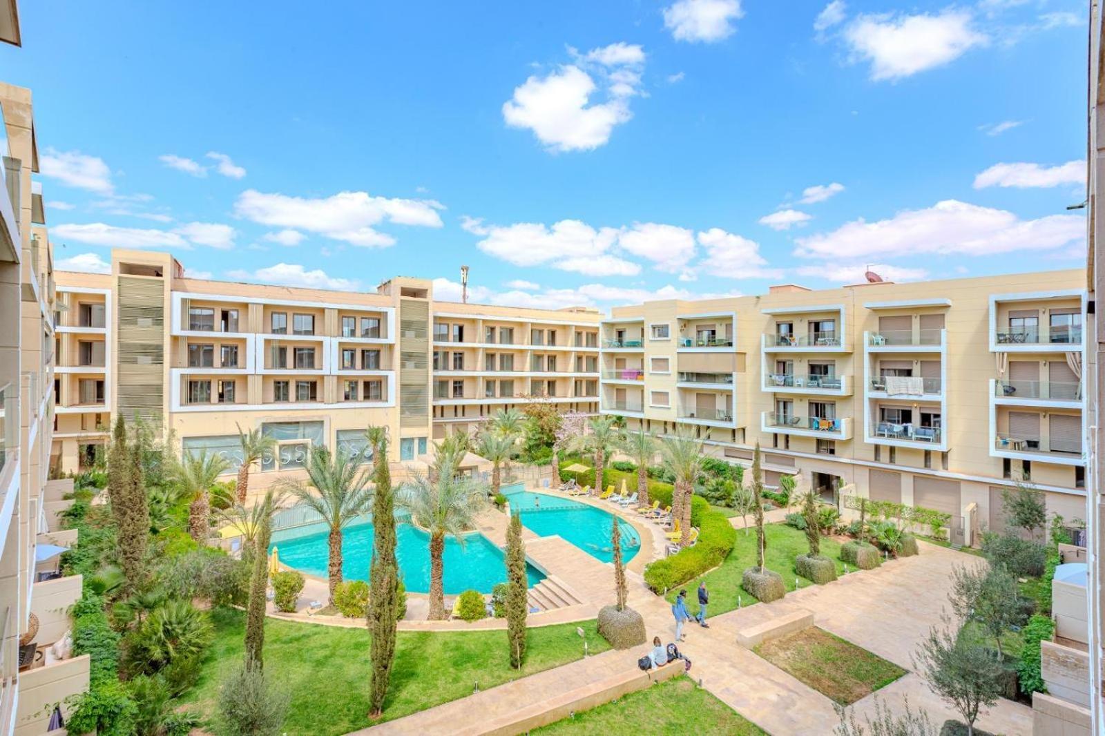 Royal Deluxe Platinum - Marrakech, Luxe Pool View Daire Marakeş Dış mekan fotoğraf